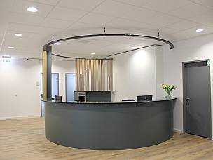 Weitwinkel Empfang Arztpraxis